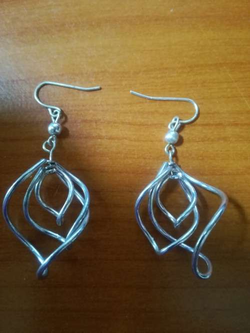 Fun Silvertone Earrings